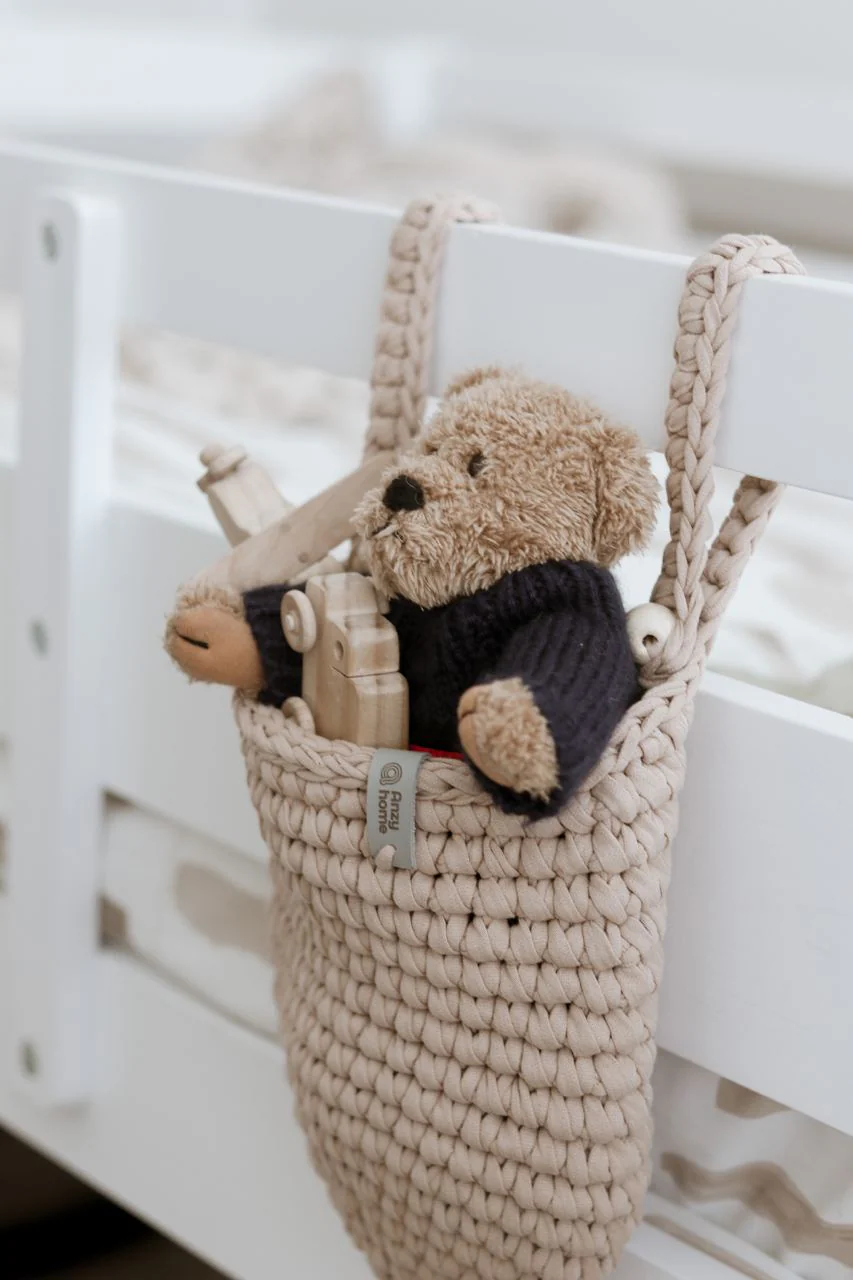 Anzy Home Hanging Basket Crib Pocket Organizer - Image 29