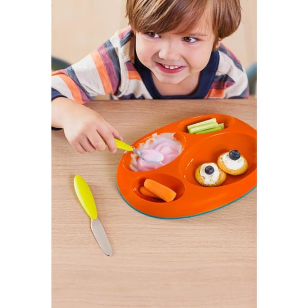 Platter Lrg Divided Edgeless Plate Asst. 3Pk - Image 3