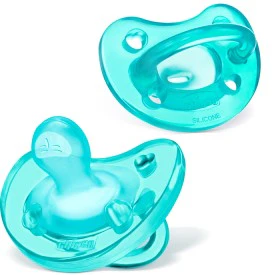 Chicco PhysioForma Silicone One-Piece Orthodontic Pacifier 6-16m 2pk - Image 3