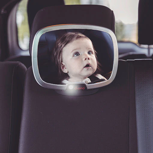 Diono Easy View Plus Car Mirror with LED Remote Light - Image 3