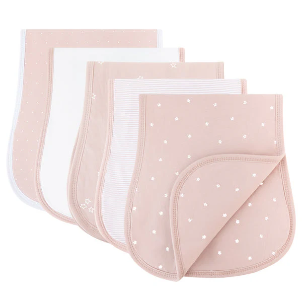 Ely's & Co. Contoured Jersey Cotton Burp Cloths - 5 Pack - Image 10
