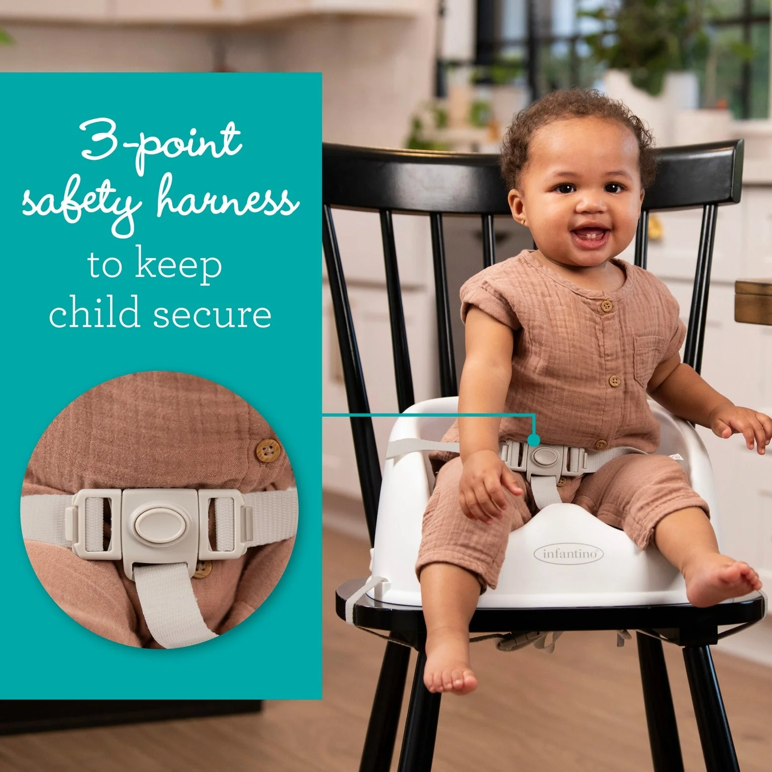 Infantino Simply Modern Booster Seat - Image 4