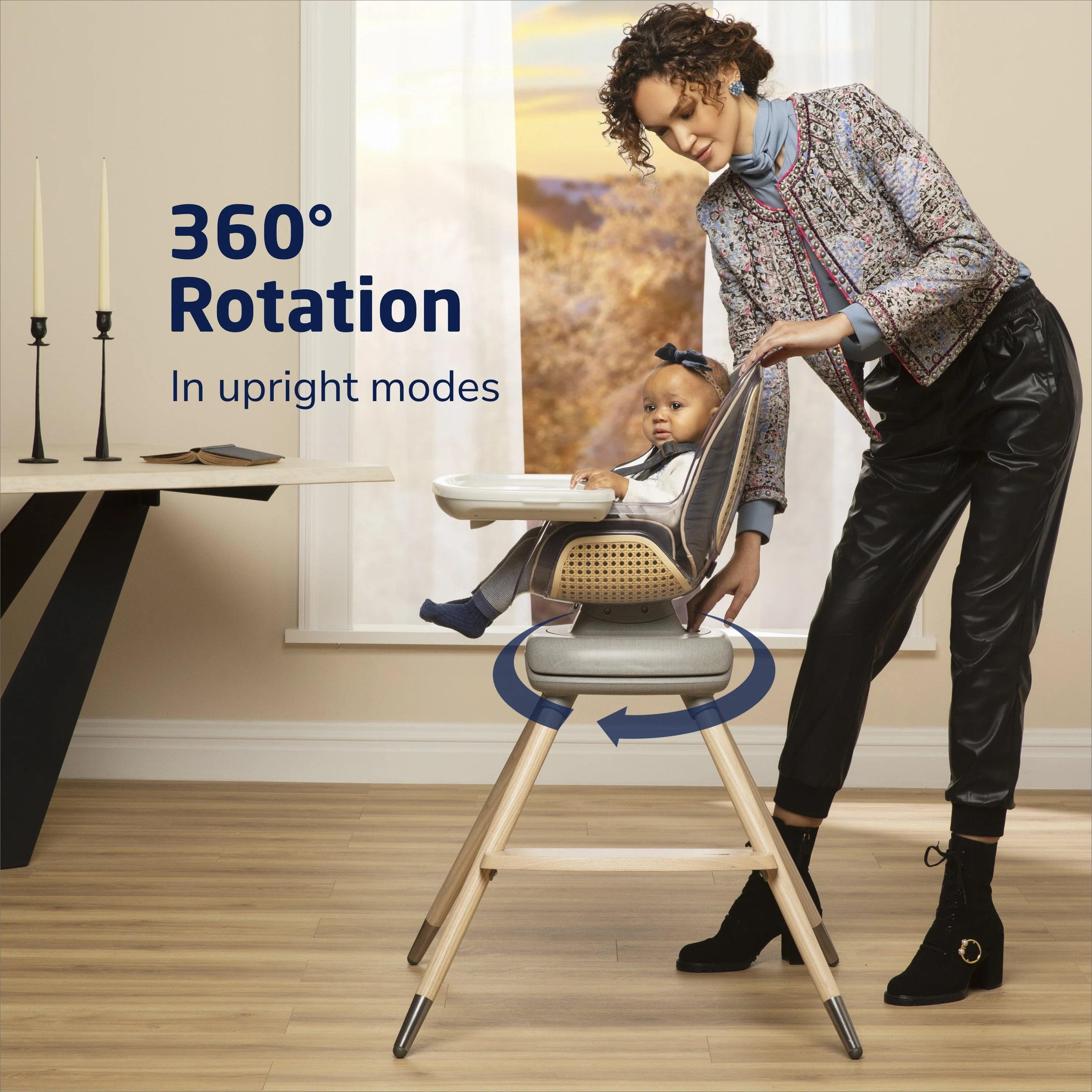 Maxi-Cosi Kindred Kiskadee 360° Rotating High Chair - Image 6