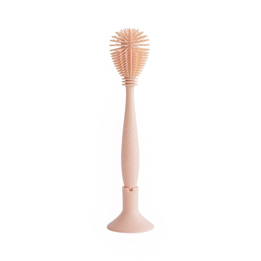 Mushie Silicone Baby Bottle Brush - Image 6
