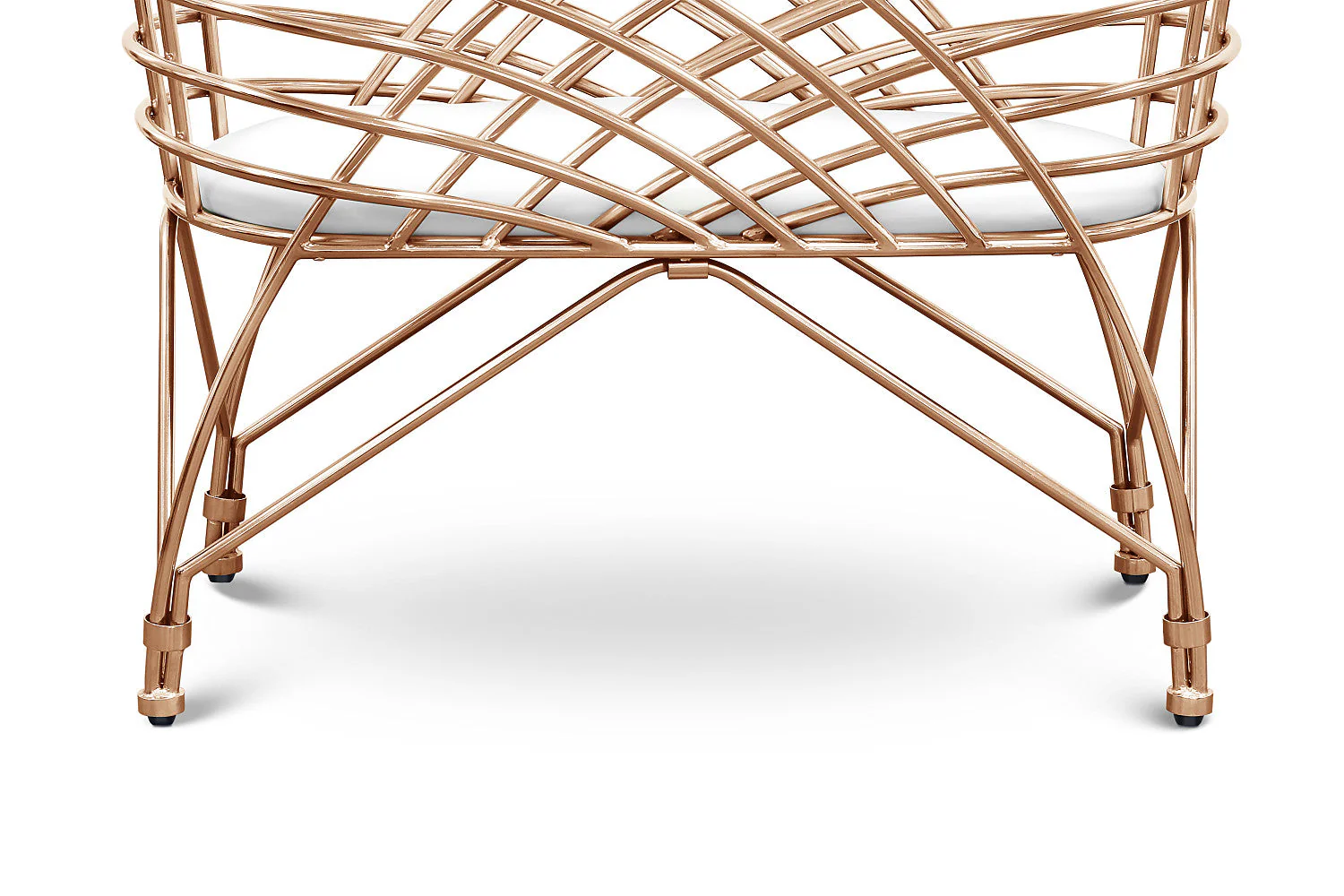 Nursery Works Aura Metal Baby Bassinet - Rose Gold - Image 5