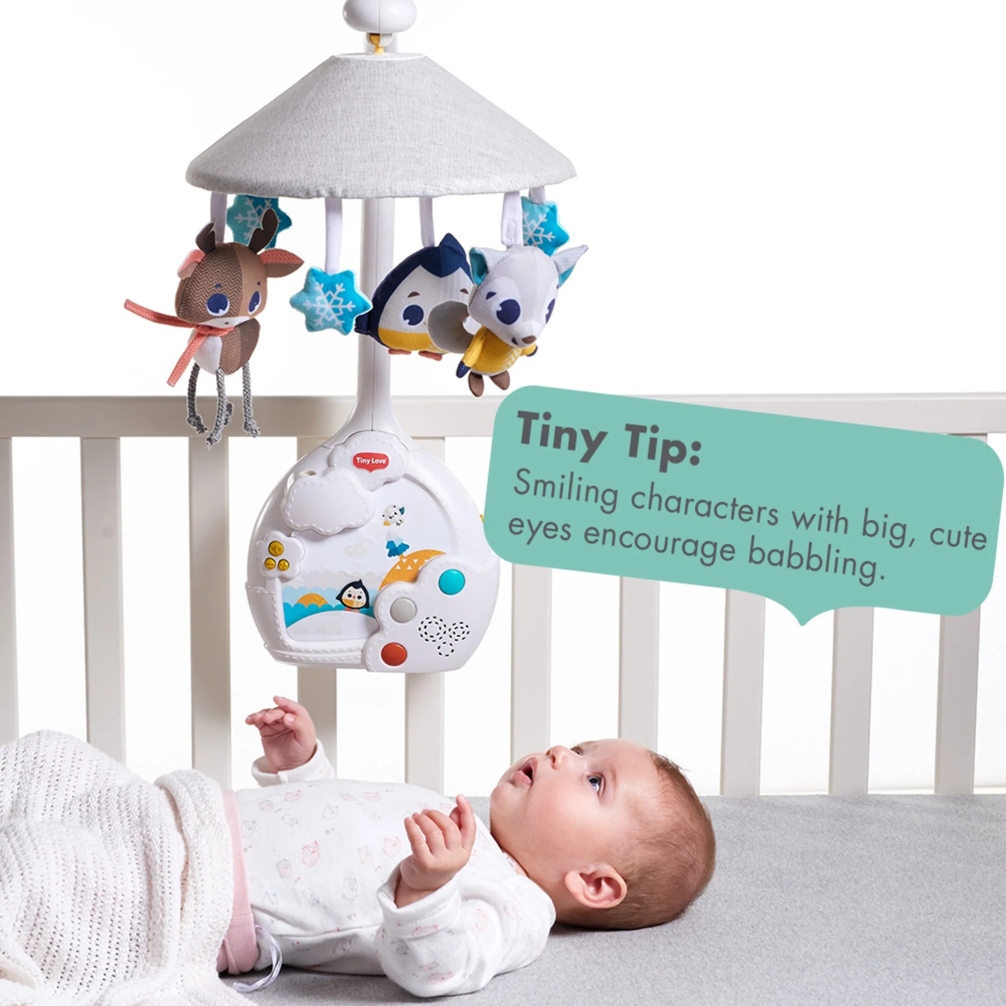 Tiny Love Polar Wonders Magical Night 3-in-1 Projector Mobile - Image 10