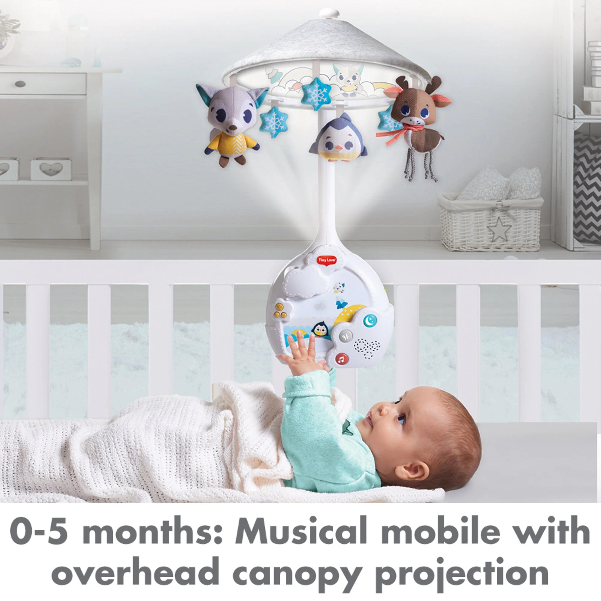 Tiny Love Polar Wonders Magical Night 3-in-1 Projector Mobile - Image 5
