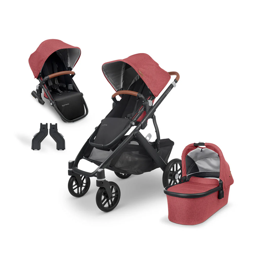 UPPAbaby Vista V2 Full Size Double Stroller Bundle - Image 33