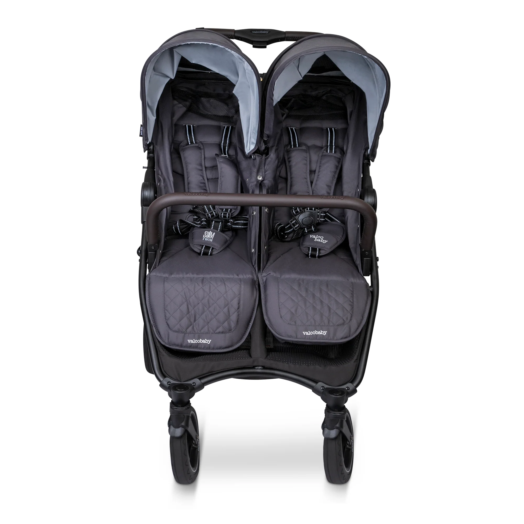 Valco Baby Slim Twin Double Stroller With Bumper Bar - Sport Edition - Image 3