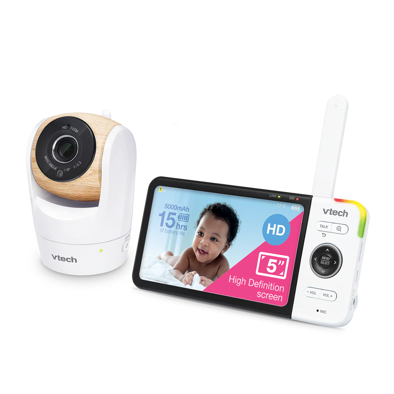 Vtech Digital Video Baby Monitor with Pan, Tilt and Zoom Camera - Image 4